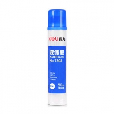 得力7302液体胶水 单支
