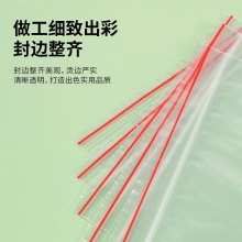 得力(deli)3025 自封袋 6号17*12cm 100只/包