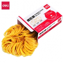 得力(deli)100g橡皮筋 3217 单盒装 