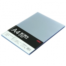 得力（deli） 3820 装订胶片 A4 50张/包