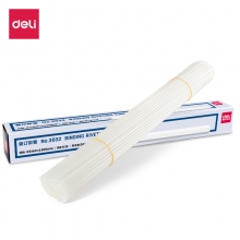 得力(deli)3832 透明装订铆管φ5.0mm*500mm 100支/盒装