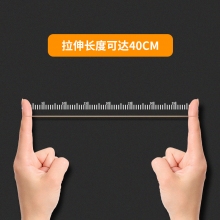 得力（deli）3214 橡胶圈 黄色 50g/筒