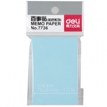 得力 7736 便利贴 76mm*51mm