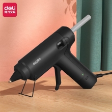 得力31403热熔胶枪100W(黑色)