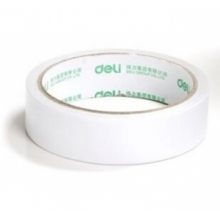 得力（deli）30403 棉纸双面胶带24mm*10y（9.1米）12卷/包