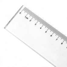 得力（deli） 6260 透明直尺 60cm