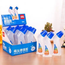得力 7312 弯头液体胶(蓝)(瓶)