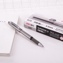 得力(deli) S25 中性笔 黑色 0.5mm 12支/盒