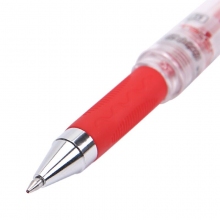 晨光（M&G） GP-1111 大容量拔帽式签字笔 0.7mm 12支/盒 红色