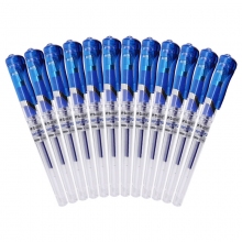 晨光（M&G） GP-1111 大容量拔帽式签字笔 0.7mm 12支/盒 蓝色