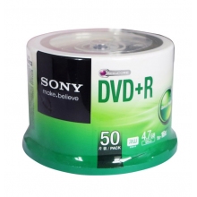 索尼（SONY）DVD+R 光盘 16速4.7G 盒/50张