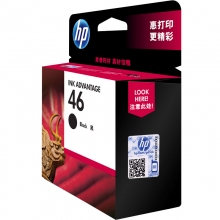 惠普 46 墨盒 黑色