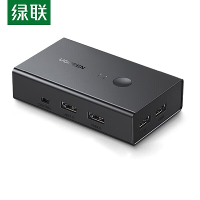 绿联 HDMI2.0 二进一出切换器 PC+ABS款 连接器 90478