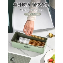 筷子盒家用带盖多功能防尘沥水