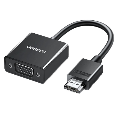 绿联（UGREEN）DP转HDMI  高清DisplayPort公对母视频转换器 40362