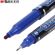 晨光（M&G）粗头细杆双头多用记号笔 MG2130蓝色 计价单位：支