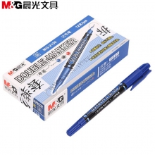 晨光（M&G）粗头细杆双头多用记号笔 MG2130蓝色 计价单位：支