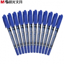 晨光（M&G）粗头细杆双头多用记号笔 MG2130蓝色 计价单位：支
