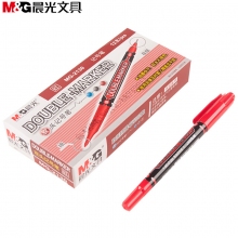 晨光（M&G）粗头细杆双头多用记号笔 MG2130红色 计价单位：支